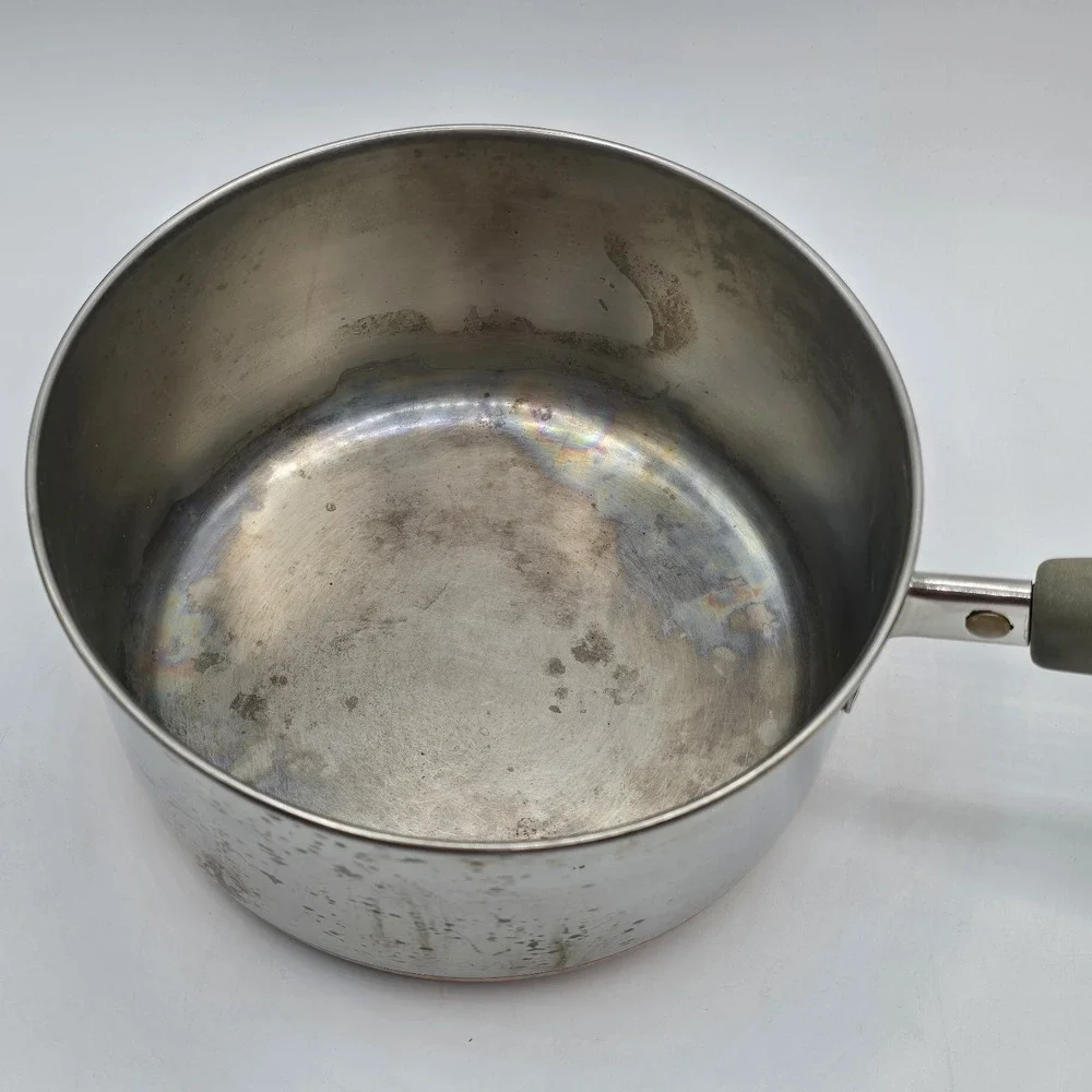 Vintage 1801 Revere Ware Copper Bottom 1 1/2 (1.5) Quart Saucepan‎ Pot